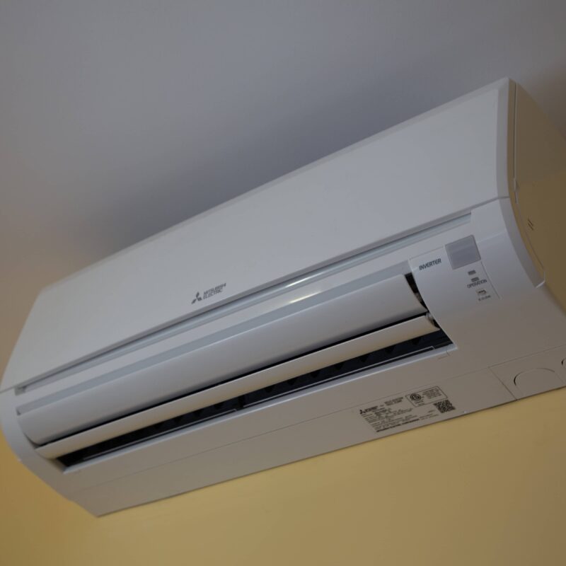 mini split unit in home