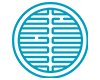 Solid blue paw print icon with four toes and a rounded base, shown on a white background.